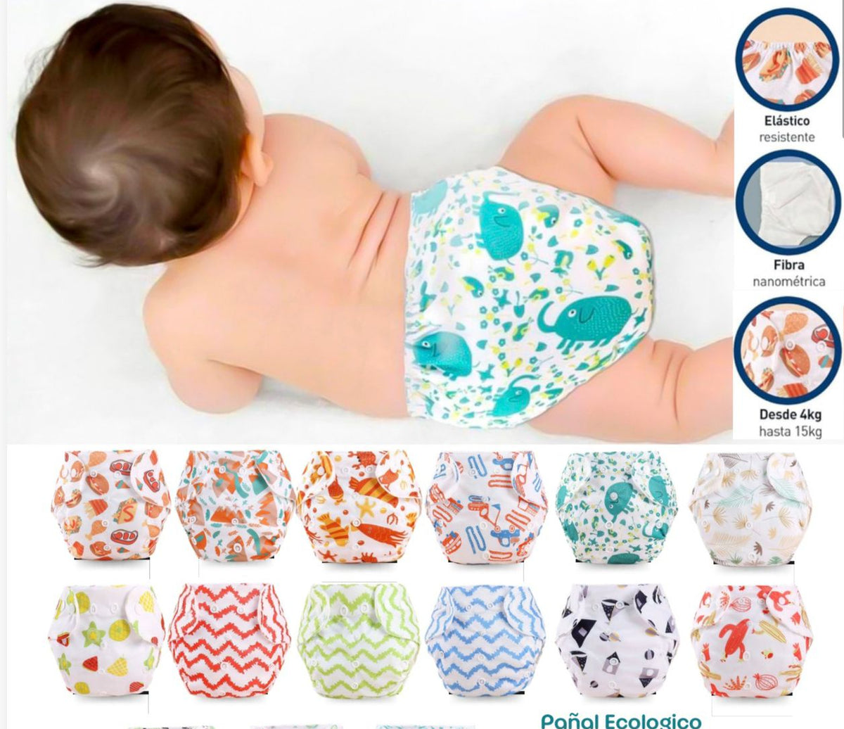 Pañal Ecológico Estampado Surtido Niño