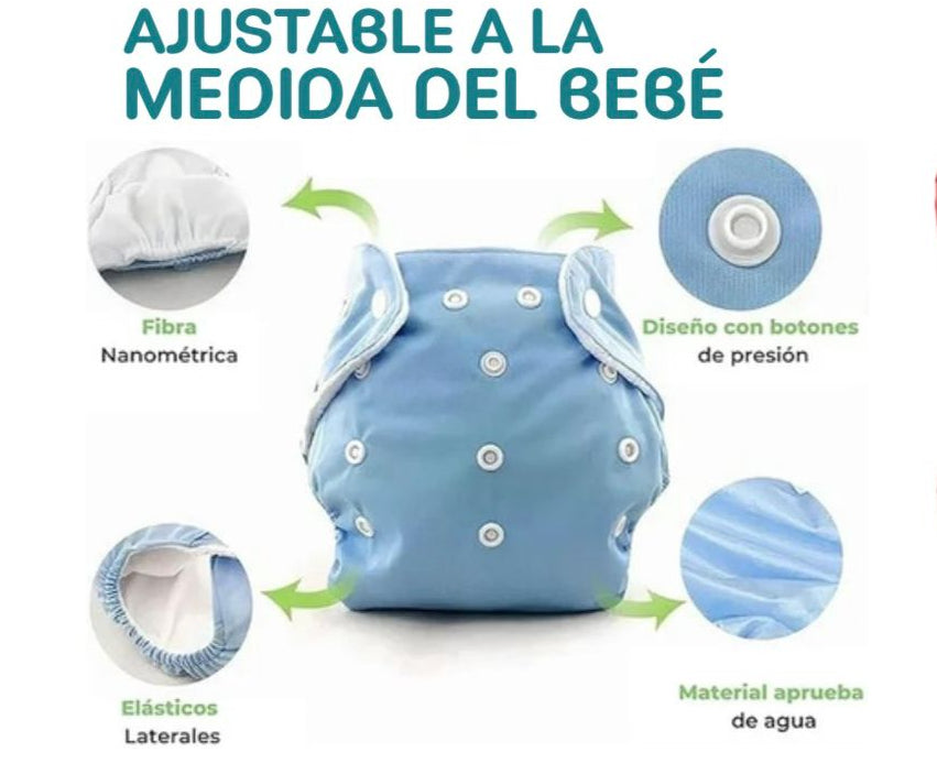 Pañal Ecológico Estampado Surtido Niño