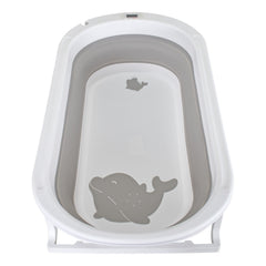 Bañera Con Soporte Wanda Gris Happy Baby