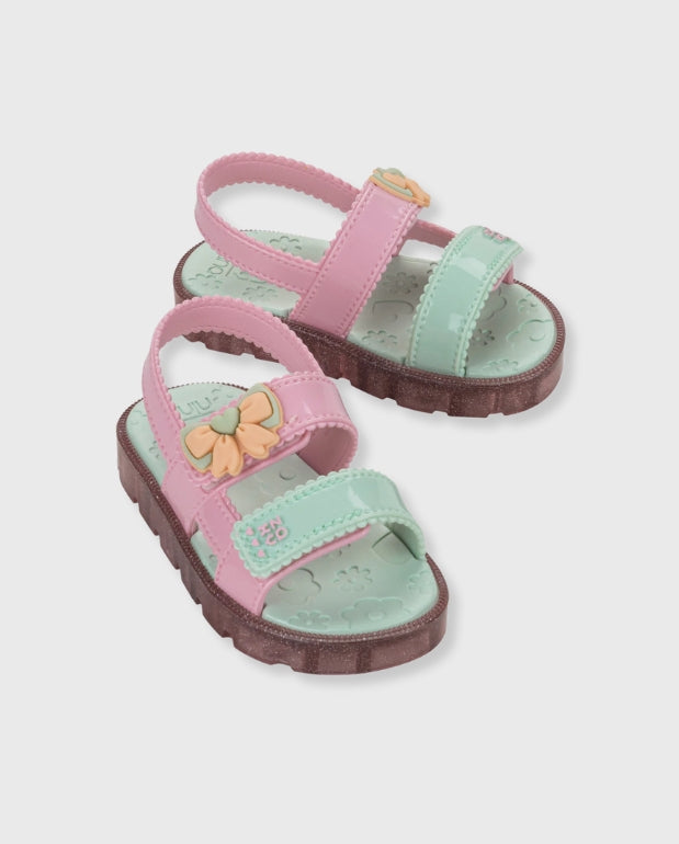 Sandalias Zaxynina Fofinha Rosa Menta Estilo