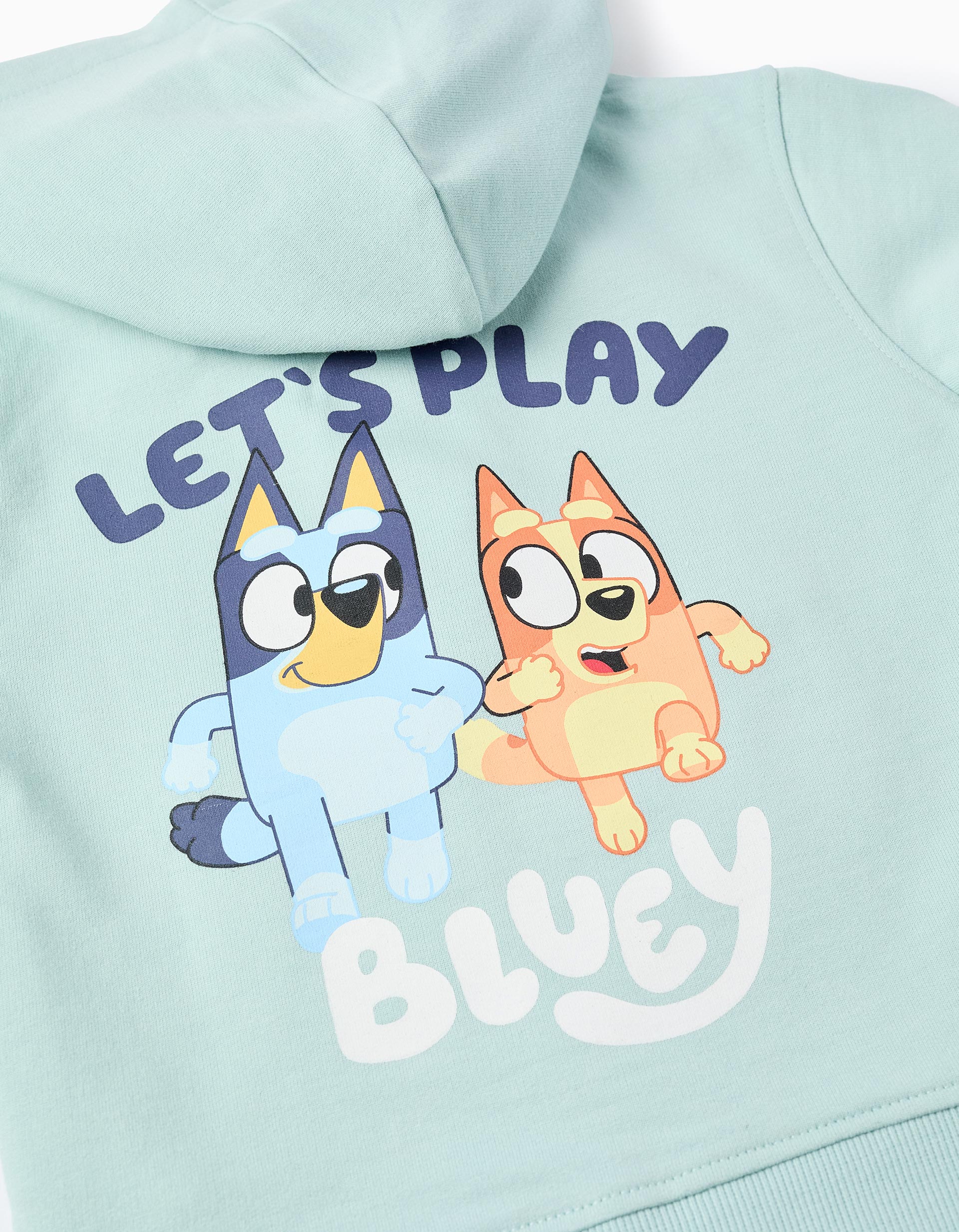 Capucha integrada saco Bluey para niño