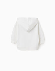 Sudadera niño color blanco con gráfico Bluey y Bingo