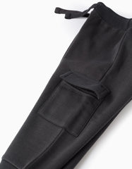 Pantalón Sudadera Gris Oscuro Zippy