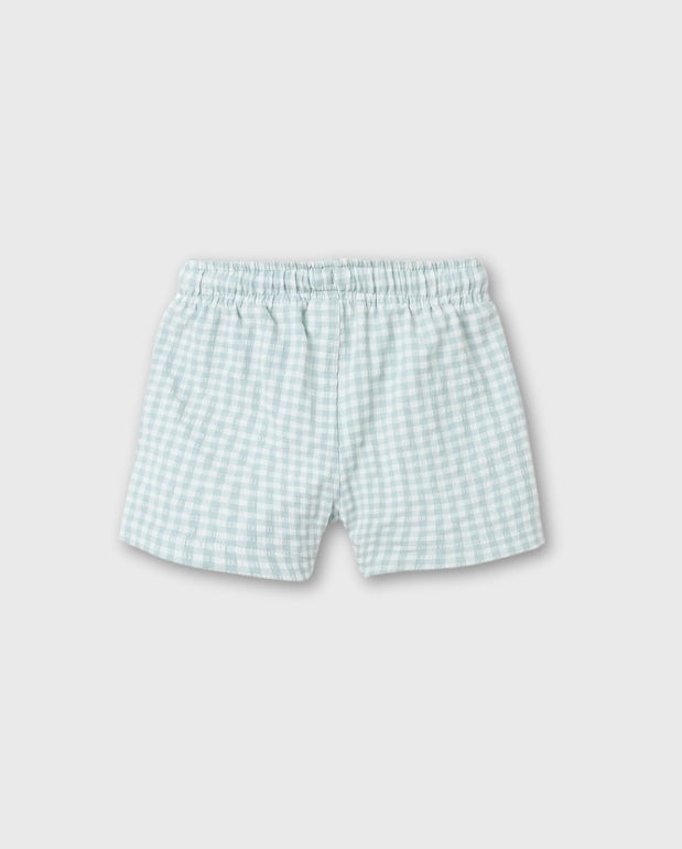 Bermuda Cuadros Azul Zippy Moderno