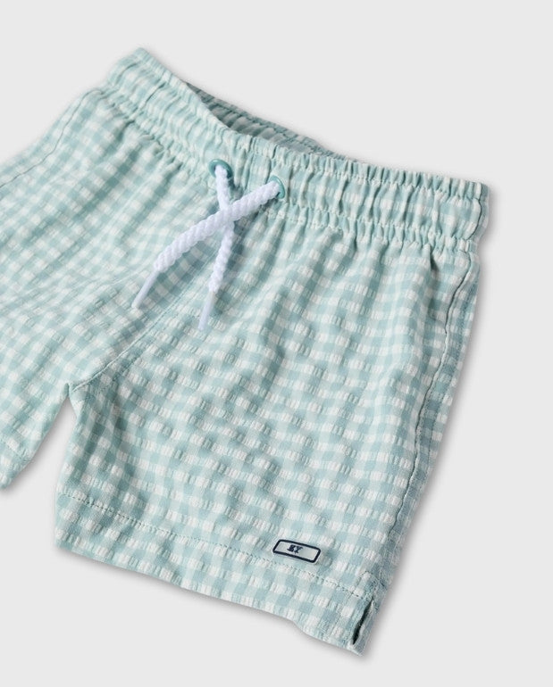 Bermuda Cuadros Azul Zippy Comodo