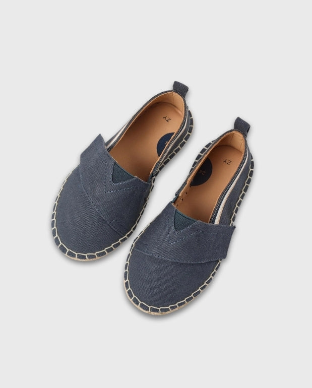 Tenis Velcro Yute Azul Zippy Moda