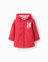 Chaqueta impermeable roja con capucha Minnie Mouse bebé 6‑36M