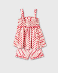 Conjunto Short Puntos Rojo Bebe Zippy Moda