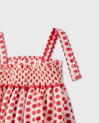 Conjunto Short Puntos Rojo Bebe Zippy Blusa
