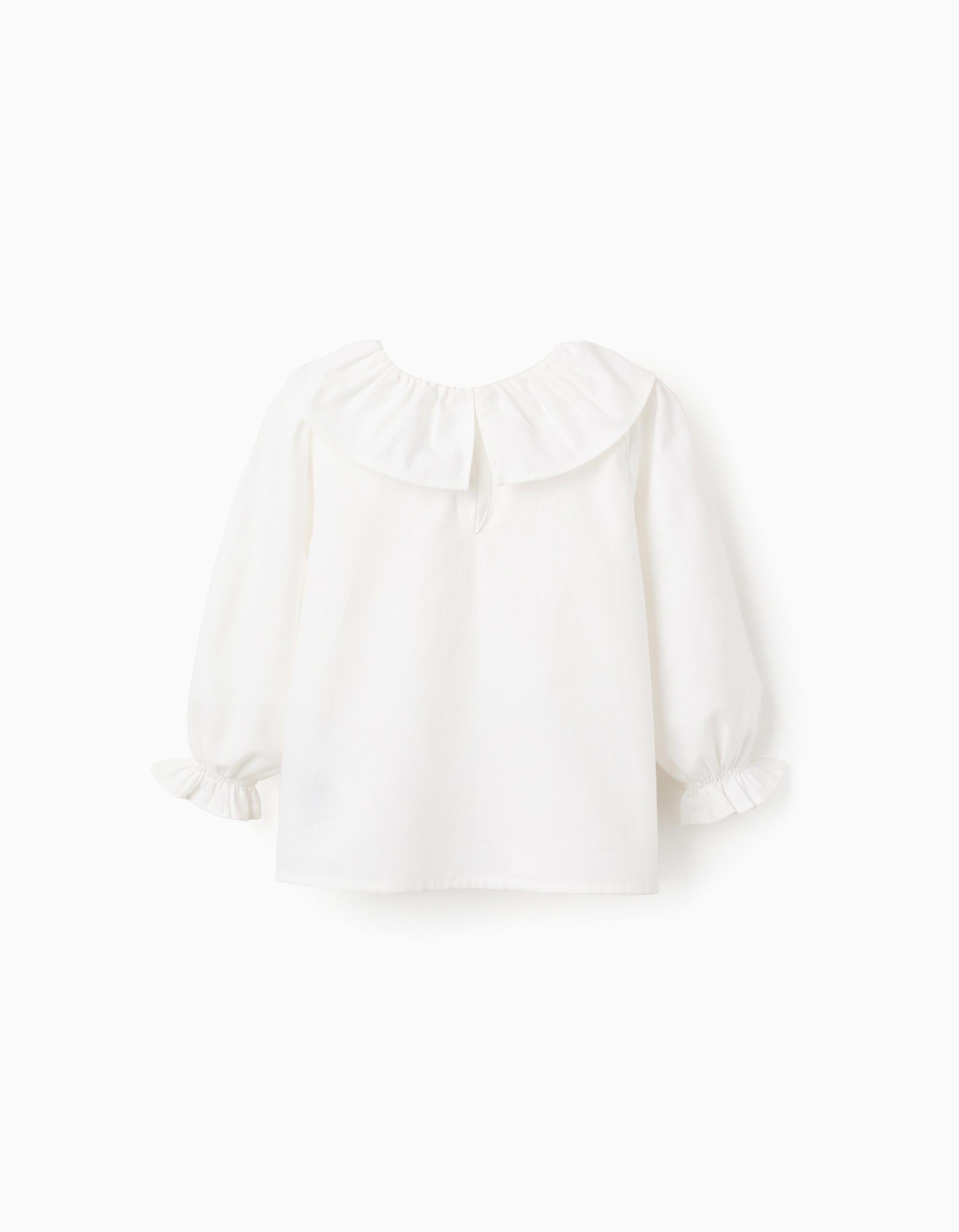 Blusa Manga Larga Cuello Beige Zippy