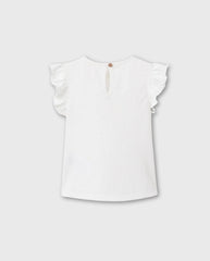 Blusa Gata Marie Blanco Zippy Detalle