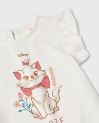 Blusa Gata Marie Blanco Zippy Disney
