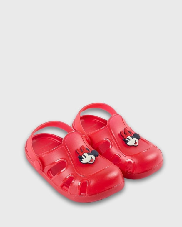 Sandalias Cangrejeras Minnie Rojo Zippy 