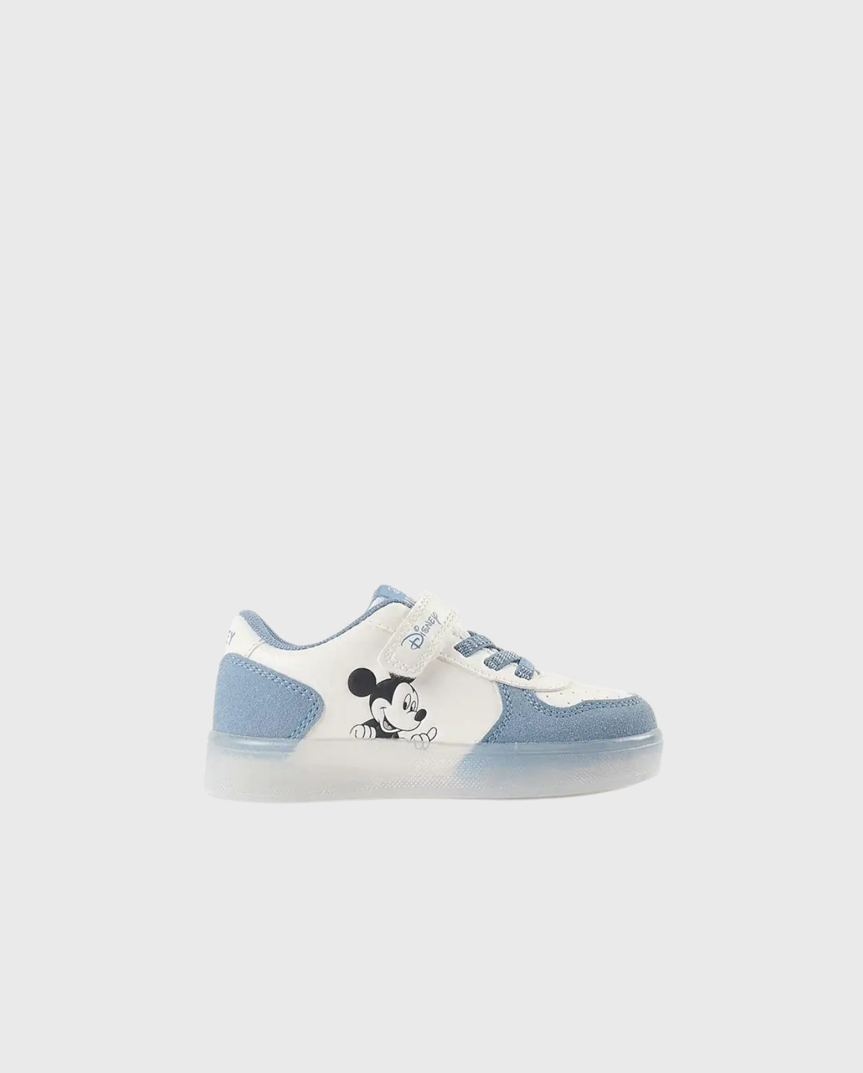 Tenis Con Luces Mickey Azul Claro Zippy®  diseño