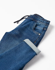 Pantalón Denim Cintura Resorte