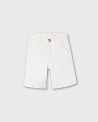 Bermuda Dril Clasica Blanco Zippy