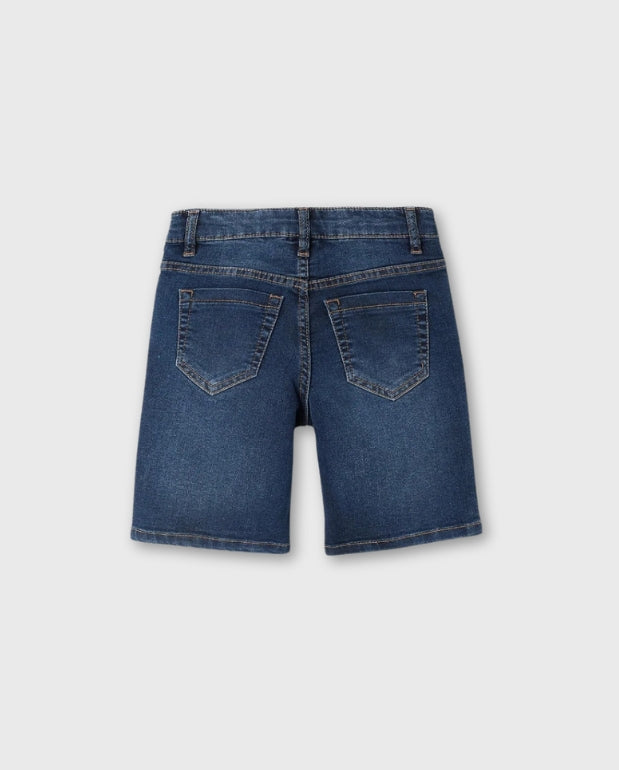 Bermuda Denim Azul Oscuro Zippy Niño