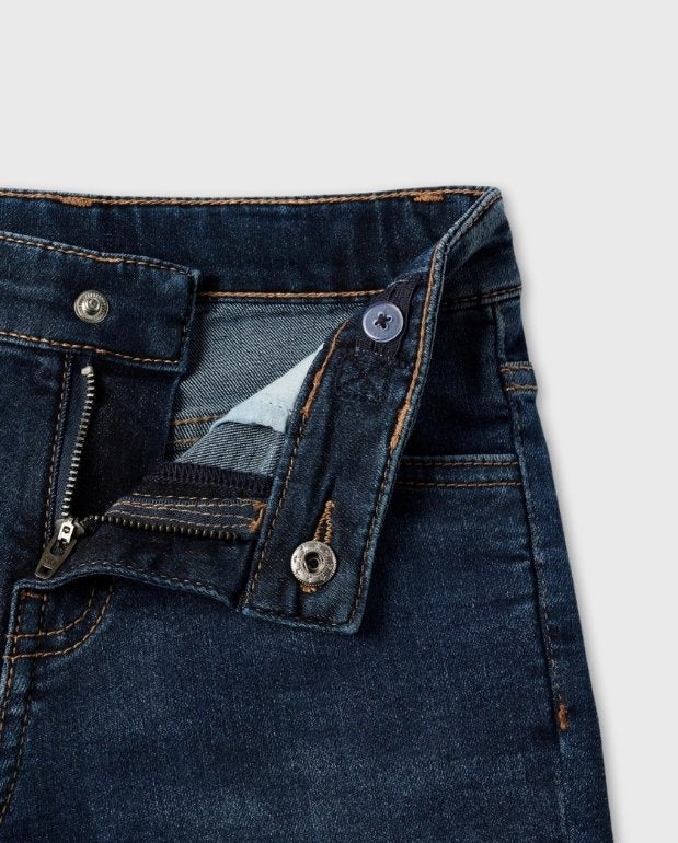 Bermuda Denim Azul Oscuro Zippy Detalle