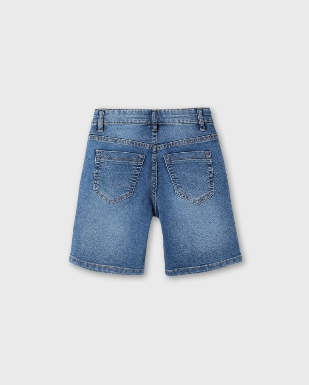Bermuda Denim Azul Zippy Niño