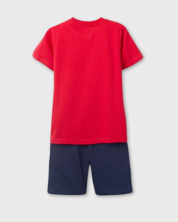 Conjunto Bermuda Spider-Man Rojo Zippy Red