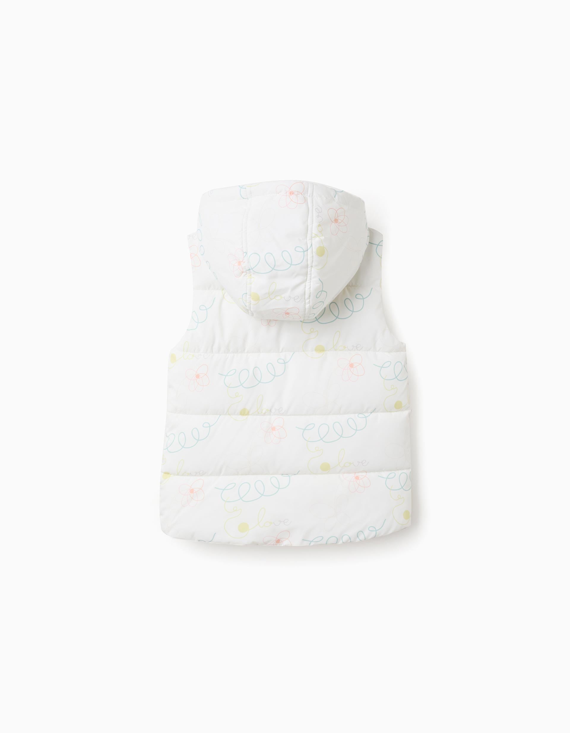 Chaleco Impermeable Blanco Zippy estilo