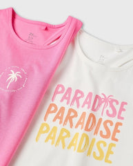 Set 2 Blusas Paradise Fucsia Zippy Paradise