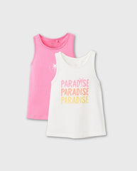Set 2 Blusas Paradise Fucsia Zippy