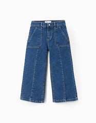 Pantalón Cargo Denim Oscuro Zippy
