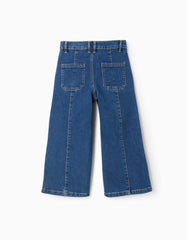 Pantalón Cargo Denim Oscuro Zippy estilo
