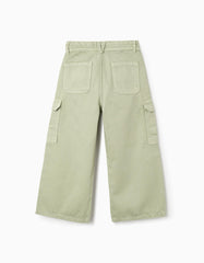 Pantalón Cargo Verde Menta Zippy