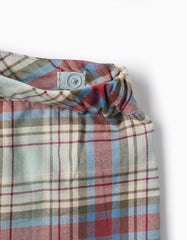 Falda Short Cuadros Verde Zippy®