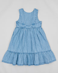 Vestido Denim Sin Mangas Niña