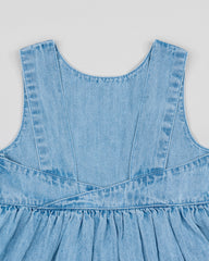 Vestido Denim Sin Mangas Niña