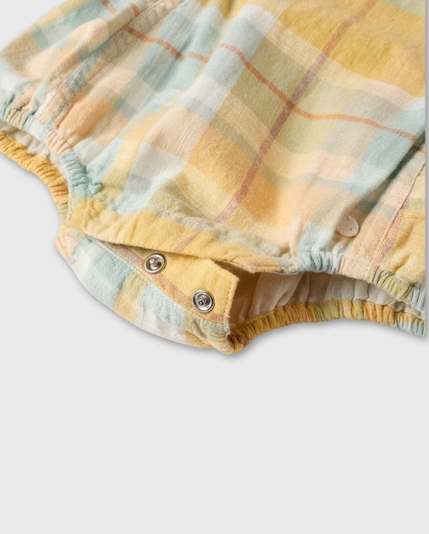 Body Camisa Cuadros Amarillo Zippy Yellow