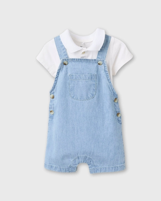 Conjunto Overol Denim Zippy