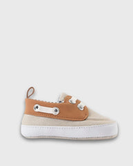 Mocasines Combinado Beige Zippy