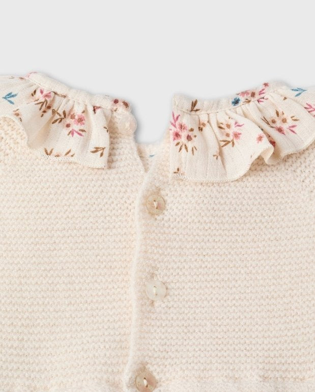 Body Combinado Flores Beige Zippy Detalles