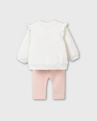 Conjuto Sudadera Winnie Pooh Rosa Zippy Moda