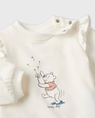 Conjuto Sudadera Winnie Pooh Rosa Zippy Disney