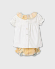 Conjunto Panty Cuadros Amarillo Zippy Verano