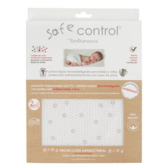 Cubre Colchon de Temperatura 70x140 Safe Control Blanco/Gris