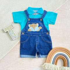 Conjunto Overol Denim Zorro