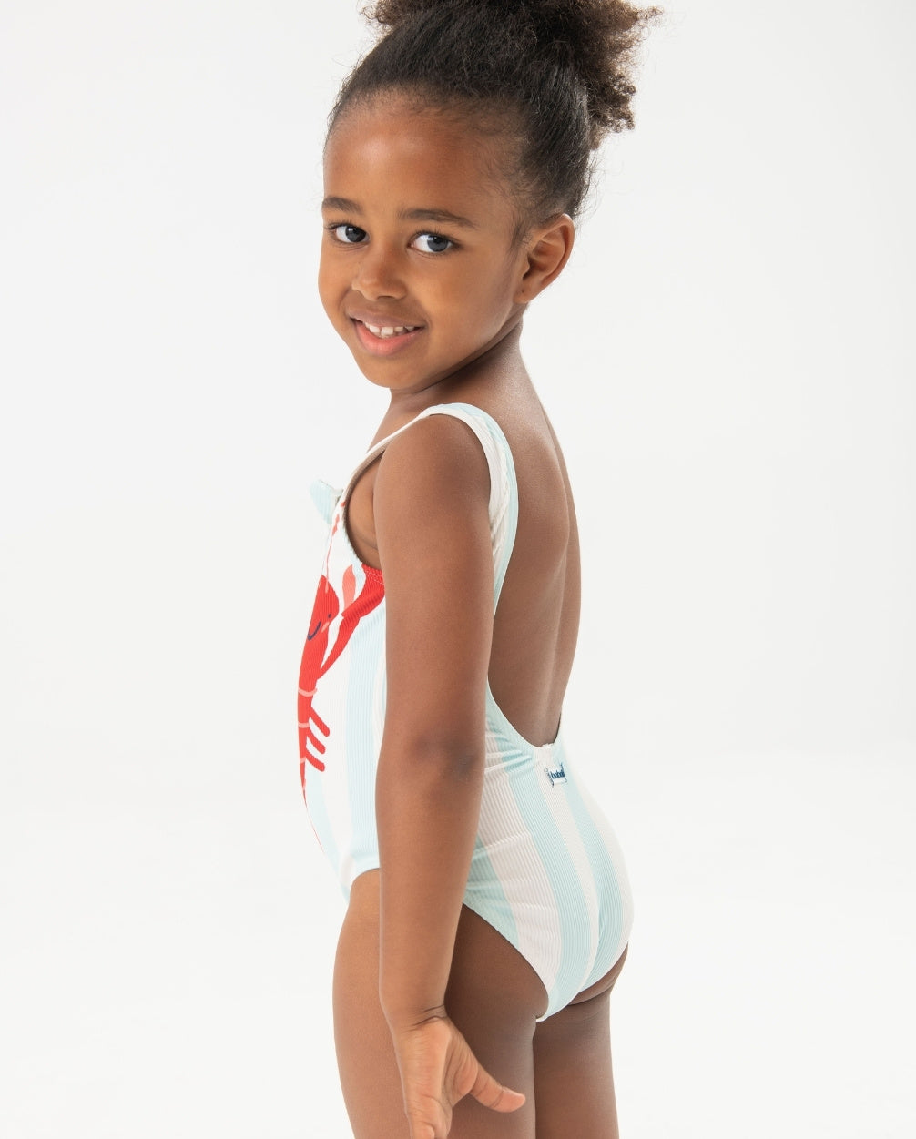 Vestido de Baño Enterizo Langosta Boboli espalda