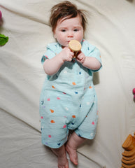 Pelele Gasa Estampado Peces Boboli bebe