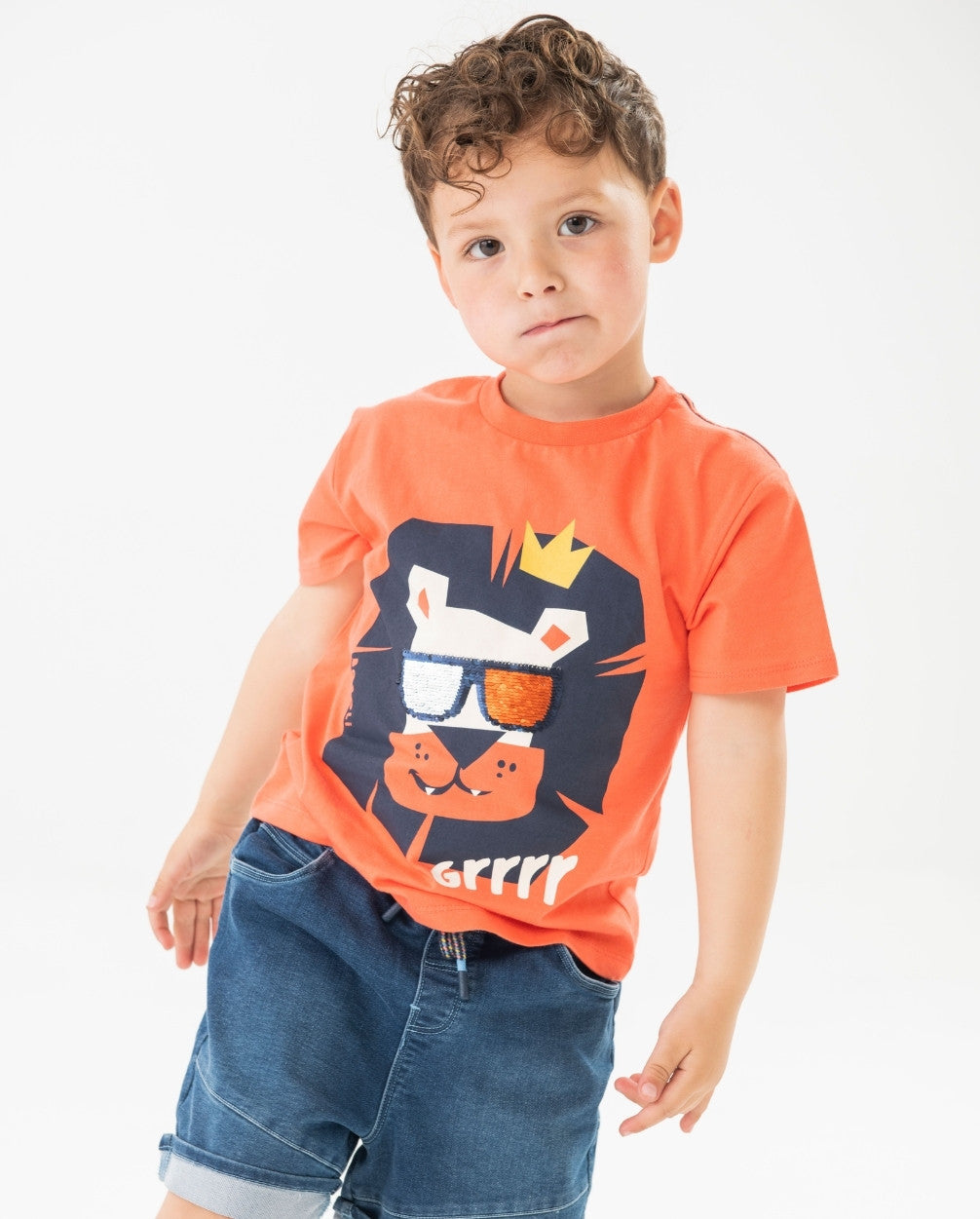 Conjunto Bermuda Leon Boboli niño