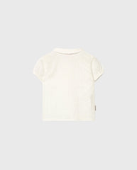 Blusa Cuello Ojalillo Blanco Boboli diseño
