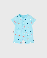 Pelele Gasa Estampado Peces Boboli