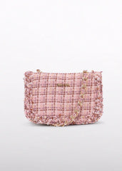 Bolso Tweed Rosa Pastel Abel & Lula Estilo