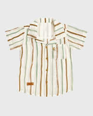 Camisa Lino Rayas Capibara