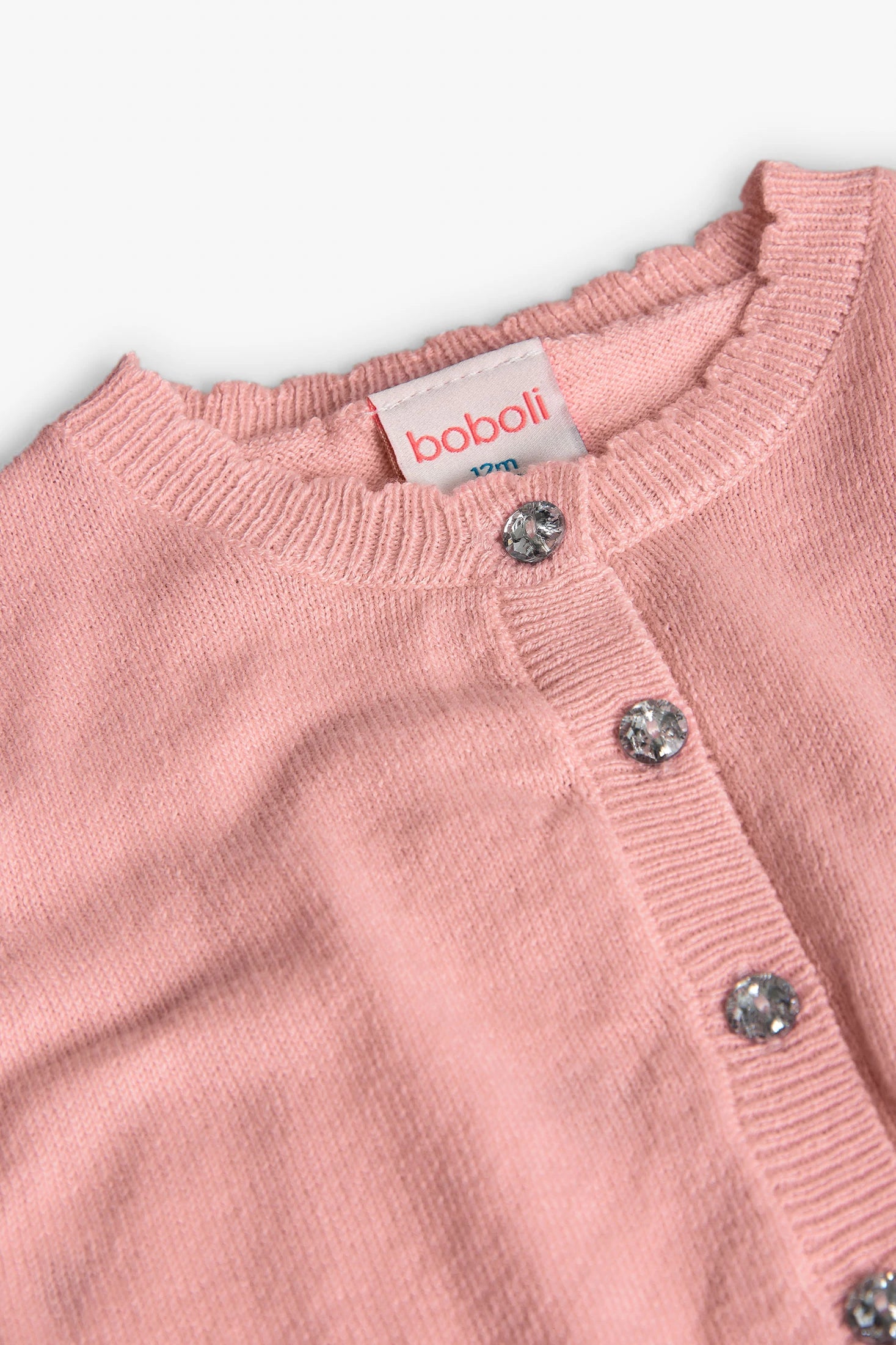 Saco corto tricot rosa